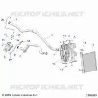 ENGINE, SISTEMA DI RAFFREDDAMENTO AND WATER PUMP