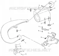 IMPIANTO DI SCARICO 700 XC 0971766 (4941814181C004)