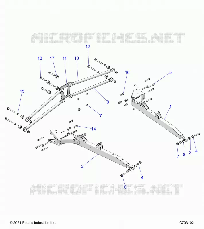 SOSPENSIONE POSTERIORE CONTROL ARMS
