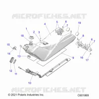 SISTEMA DI ALIMENTAZIONE CARBURANTE, FUEL TANK ASM.