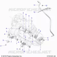 ENGINE, TRASMISSIONE MOUNTING & LONG BLOCK 