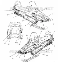 DECALS WIDETRAK LX 0952064 AND  EUROPEAN WIDETRAK LX E952064 (4928942894A012)