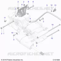 TRASMISSIONE, MAIN GEARCASE MOUNTING