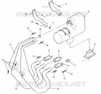 IMPIANTO DI SCARICO Storm 0965782, Storm SKS 0965582, Euro Storm E965782, Euro S (4931593159C012)