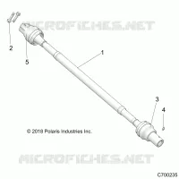 TRASMISSIONE, REAR PROP SHAFT