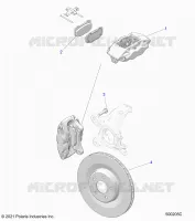 BRAKES, PINZA FRENO ANTERIORE (R MODELS) BREMBO