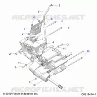 TRASMISSIONE, MAIN GEARCASE MOUNTING