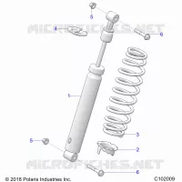 SUSPENSION, SHOCK ANTERIORE