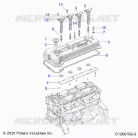 ENGINE, VALVOLA COPERTURA
