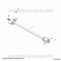 TRASMISSIONE, FRONT PROP SHAFT