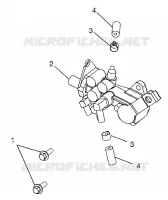 POMPA DELL'OLIO 700 RMK 0970966, 700 SKS 0970566, and EUROPEAN 700 SKS E970566 (4938573857C011)