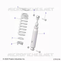SUSPENSION, SHOCK ANTERIORE MOUNTING
