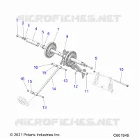 SUSPENSION, POSTERIORE COPPIA ARM
