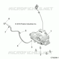 TRASMISSIONE, FRONT GEARCASE MOUNTING