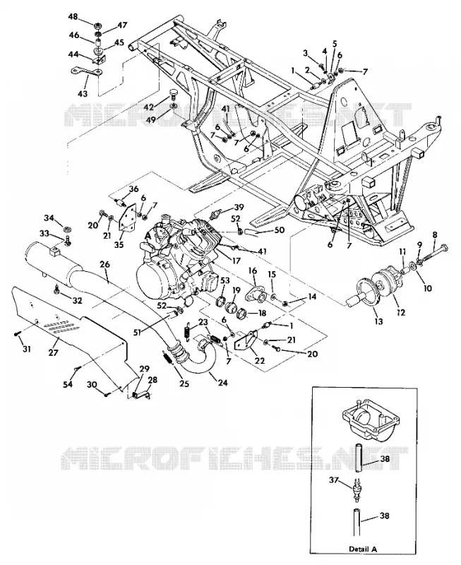 ENGINE AND SUPPORTO MARMITTA  (4918541854005A)