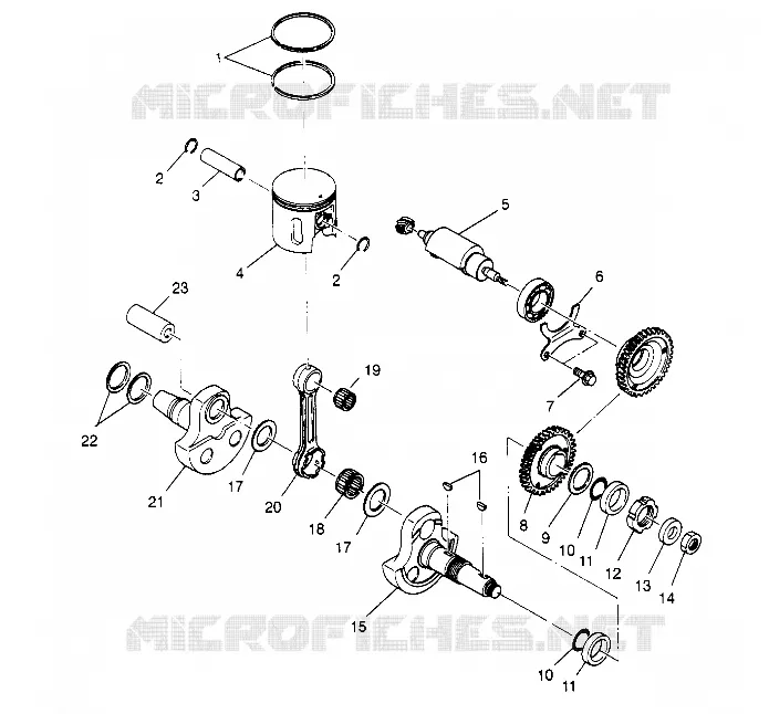 PISTONEEE   ALBERO MOTORE SPORTSMAN 4X4 W948040 (4926842684C013)