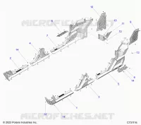 CARROZZERIA POSTERIORE FENDERS AND ROCKERS