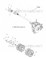 TRASMISSIONE, ALBERO DI TRASMISSIONE ASM. AND JACKSHAFT ASM.