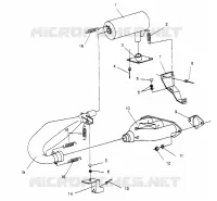 IMPIANTO DI SCARICO XLT 0950756, XLT SKS 0950556,  XLT SKS EURO E950556   XLT SK (4928842884C006)