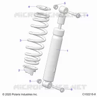 SUSPENSION, SHOCK ANTERIORE