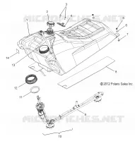 SISTEMA DI ALIMENTAZIONE CARBURANTE, CARBURANTE TANK ASM.