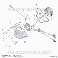 ENGINE, STATOR AND FLYRUOTA