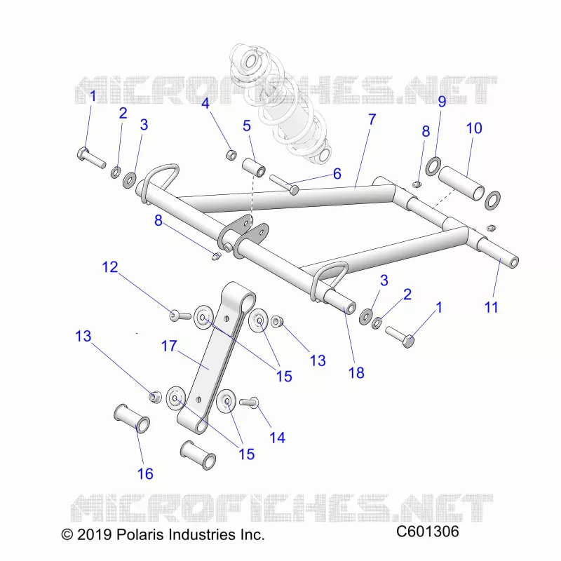 SUSPENSION, ANTERIORE COPPIA ARM