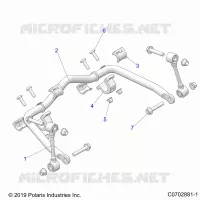 SUSPENSION, FRONT BARRA DI STABILIZZAZIONE