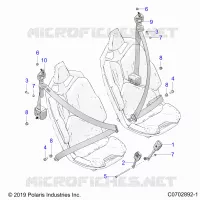 SEDE BELT MOUNTING, STANDARD