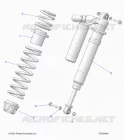 SUSPENSION, SHOCK ANTERIORE MOUNTING, DELUXE