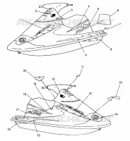 DECALS SL 700 B964066 AND  INTL. SL 700 I964066 (4935633563A007)