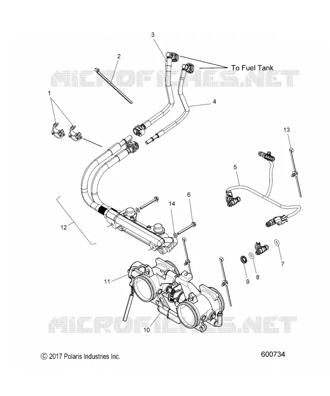 SISTEMA DI ALIMENTAZIONE CARBURANTE, RAIL, LINES AND THROTTLE BODY