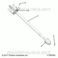 DRIVE TRAIN, FRONT PROP ALBERO