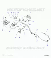 SISTEMA DI ALIMENTAZIONE CARBURANTE, FUEL TANK EVAP SYSTEM.