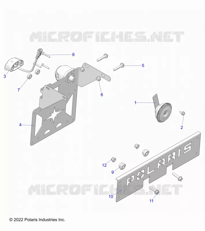 ELETTRICO, HORN, AND LICENSE PLATE LIGHT