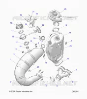 ENGINE, IMPIANTO DI SCARICO AND TURBO ASM.