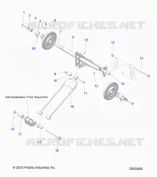 SUSPENSION, POSTERIORE COPPIA ARM
