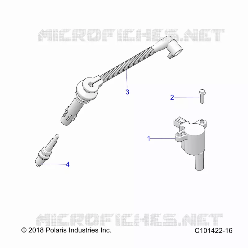 ELETTRICO, IGNITION COIL, WIRE AND SPARK PLUG