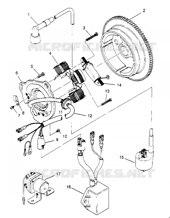 MAGNETO ASSEMBLY 6X6 300 W948730 (4926792679D010)