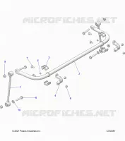 SUSPENSION, REAR BARRA DI STABILIZZAZIONE