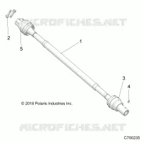 TRASMISSIONE, REAR PROP SHAFT