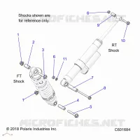 SUSPENSION, SHOCK MONTAGGIO, REAR SUSP.