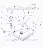 SISTEMA DI ALIMENTAZIONE CARBURANTE, FUEL TANK AND RELATED