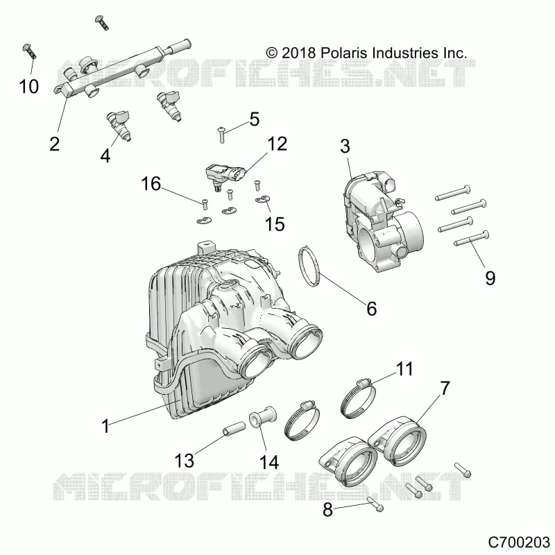 ENGINE, INTAKE AND CORPO FARFALLATO