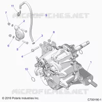 TRASMISSIONE, MAIN GEARCASE MOUNTING