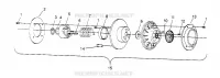 FRIZIONE DRIVEN ASSEMBLY 500 CARB 0962764, 500 CARB SKS 0962564,  500 CARB SK (4931873187C007)