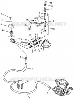 SISTEMA DI ALIMENTAZIONE CARBURANTE HURRICANE B964466 and Intl. HURRICANE I964466 (4935733573A010)