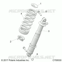SOSPENSIONE POSTERIORE SHOCK MOUNTING
