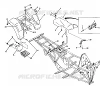 POSTERIORE CABINA DI MONTAGGIO 250 6x6 / W928727 (4922842284002A)