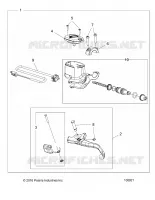 FRENO ANTERIORE BRAKE LEVER AND MASTER CYLINDER
